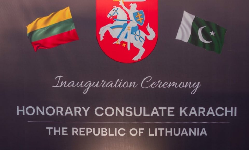 KARAČYJE (PAKISTANAS) ATIDARYTAS LIETUVOS GARBĖS KONSULATAS